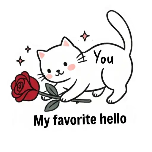 cat, cat lover, romantic, love, cute, WhatsApp stickers, stickers, love text (11)